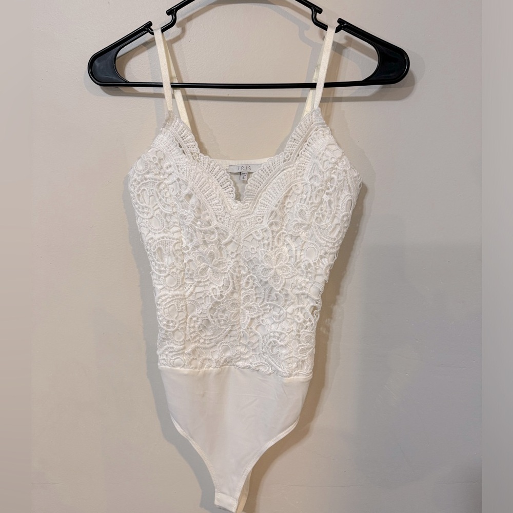 IRIS— Size S, Lace Bodysuit